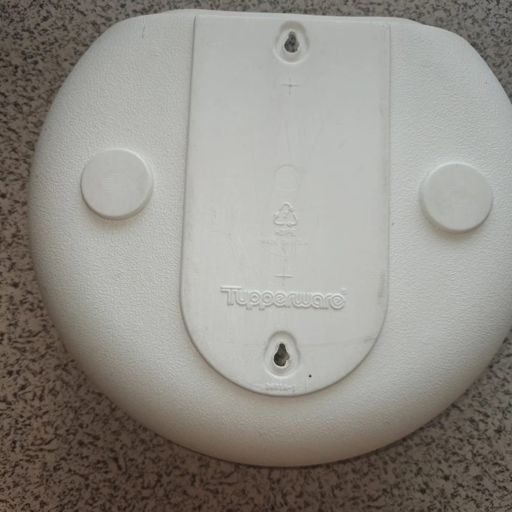 Tupperware Bag Saver Holder White Vintage Smart Organize